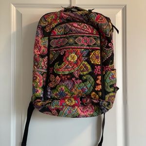 Vera Bradley campus book bag with laptop area
